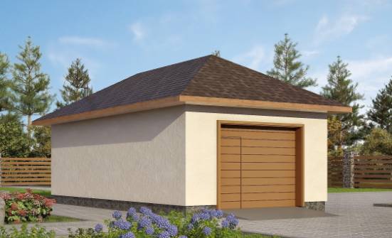 040-001-П Проект гаража из твинблока Тольятти | Проекты одноэтажных домов от House Expert