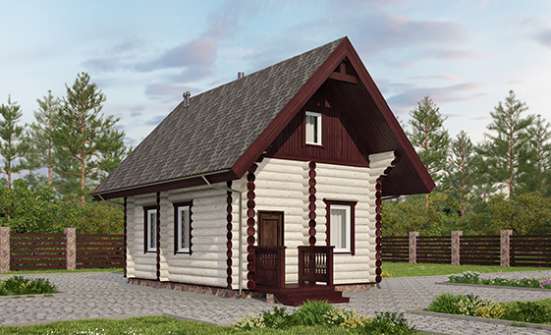 035-001-Л Проект бани из дерева Тольятти | Проекты одноэтажных домов от House Expert