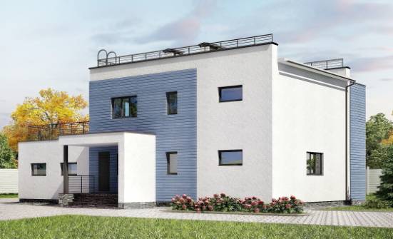 180-012-Л Проект двухэтажного дома, гараж, красивый домик из кирпича Тольятти | Проекты домов от House Expert