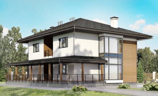245-001-П Проект двухэтажного дома, просторный домик из арболита Тольятти | Проекты домов от House Expert