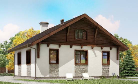 080-002-Л Проект одноэтажного дома, классический загородный дом из бризолита Тольятти | Проекты одноэтажных домов от House Expert