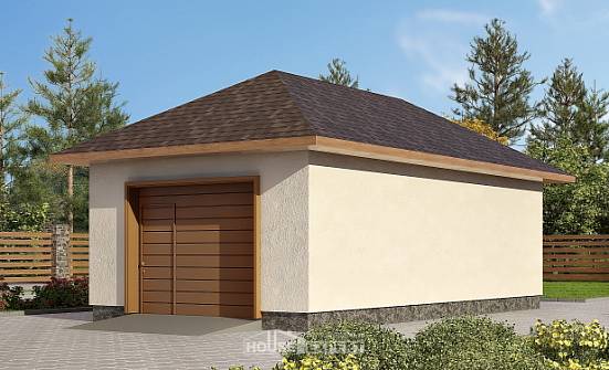 040-001-П Проект гаража из твинблока Тольятти | Проекты домов от House Expert