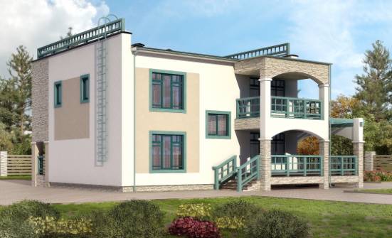 150-010-П Проект двухэтажного дома, классический домик из кирпича Тольятти | Проекты домов от House Expert