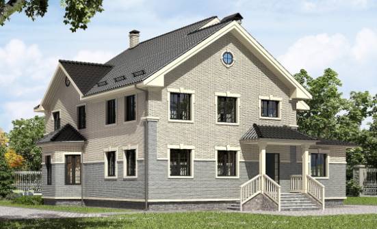 300-004-П Проект двухэтажного дома, красивый коттедж из керамзитобетонных блоков Тольятти | Проекты домов от House Expert