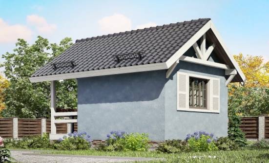 020-001-Л Проект одноэтажного дома, миниатюрный дом из бревен Тольятти | Проекты одноэтажных домов от House Expert