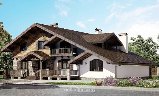 320-002-П Проект двухэтажного дома с мансардой, уютный дом из кирпича Тольятти | Проекты домов от House Expert