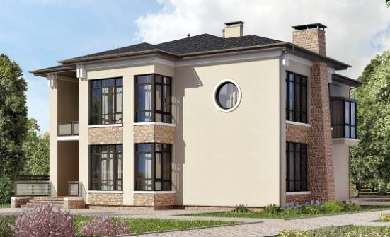 300-005-Л Проект двухэтажного дома, огромный домик из кирпича Тольятти | Проекты домов от House Expert