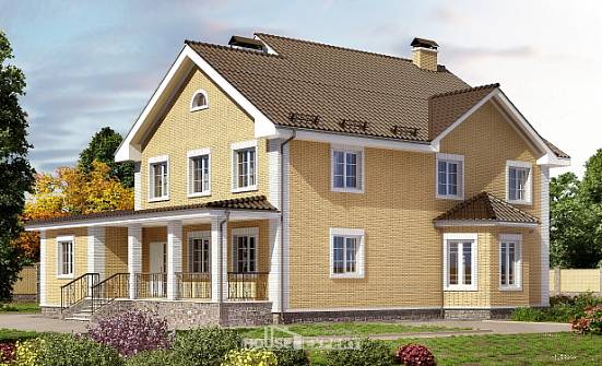 320-003-Л Проект двухэтажного дома, просторный домик из газобетона Тольятти | Проекты домов от House Expert