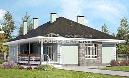 135-003-Л Проект одноэтажного дома, современный дом из газобетона Тольятти, House Expert