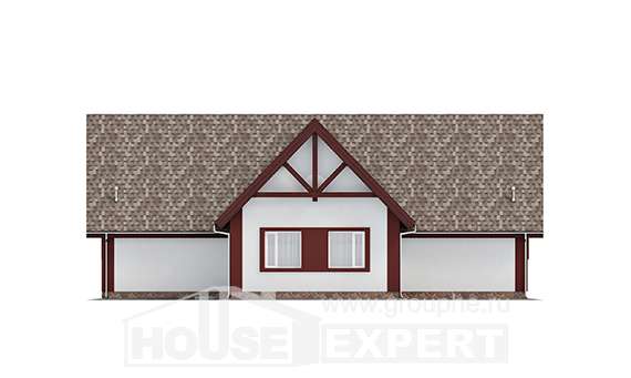 145-002-Л Проект гаража из поризованных блоков Тольятти, House Expert