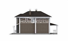 185-002-П Проект двухэтажного дома, компактный домик из керамзитобетонных блоков Тольятти, House Expert