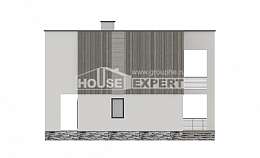 150-017-П Проект двухэтажного дома, доступный домик из теплоблока Тольятти, House Expert